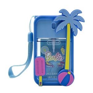 Barbie Blue Hand Sanitizer Holder with Palm Tree and Popsicle
